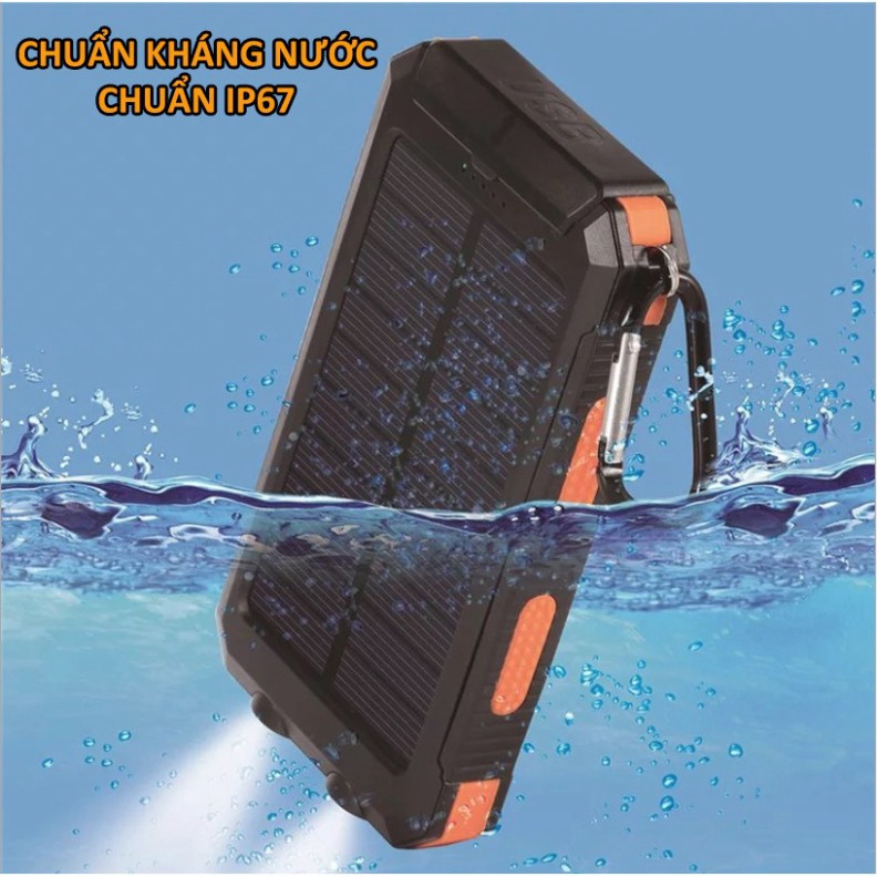 Sạc dự phòng năng lượng mặt trời 20000mAh