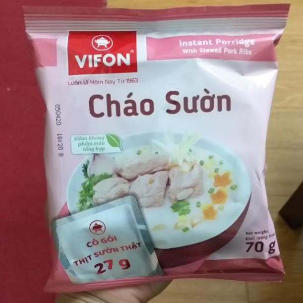 Cháo Sườn Vifon 70g set 5 gói