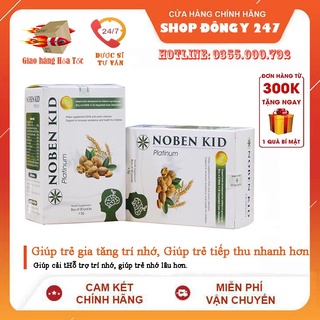 ✅ TPBVSK Noben Kid Platinum 👍[Freeship] ❤️ - Cốm trí não cho bé