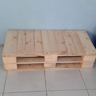 Ghế pallet gỗ thông Đóng khít( 100×50×25)