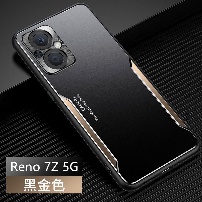 Ốp Điện Thoại TPU + PC Mặt Nhám Hợp Kim Nhôm Cho Oppo Reno7Z 5G Oppo Reno 7Z 5G