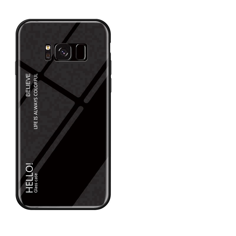 Ốp lưng điện thoại phối mặt kính cường lực dành cho Samsung S8 Plus | BigBuy360 - bigbuy360.vn