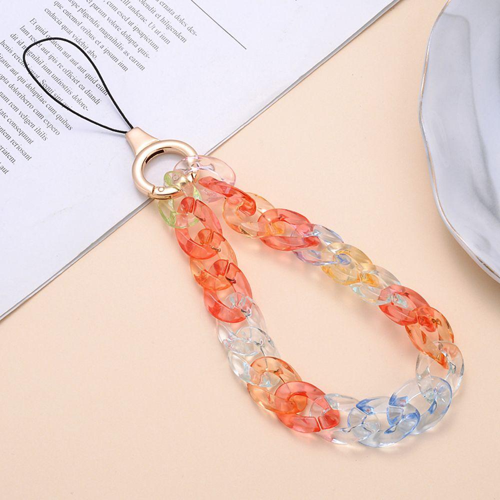 Dây Đeo Điện Thoại / Túi Xách / Chìa Khóa Bằng Acrylic Chống Thất Lạc Tiện Dụng DIY