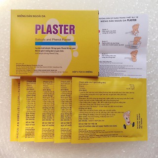 [QUÀ TẶNG] Miếng dán mụn cóc Plaster hộp 20 miếng