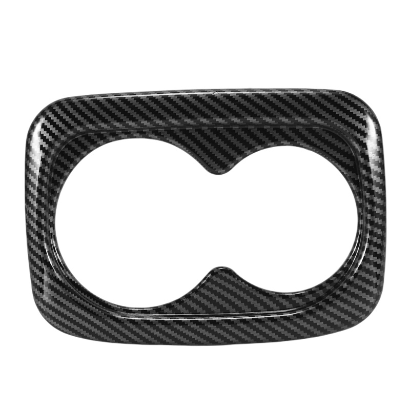 Miếng Dán Giá Đỡ Cốc Uống Nước Bằng Sợi Carbon ABS Cho Xe Hơi Honda Civic 2019 2018 2017 2016