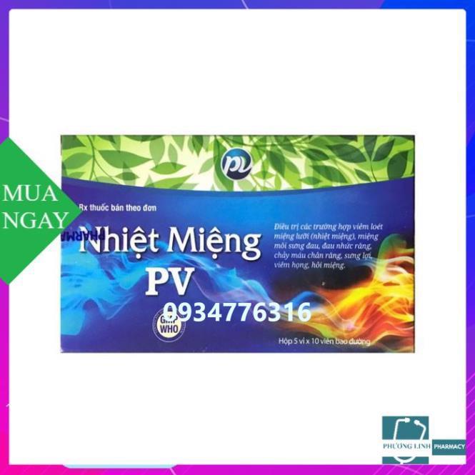 Viên uống Nhiệt miệng PV