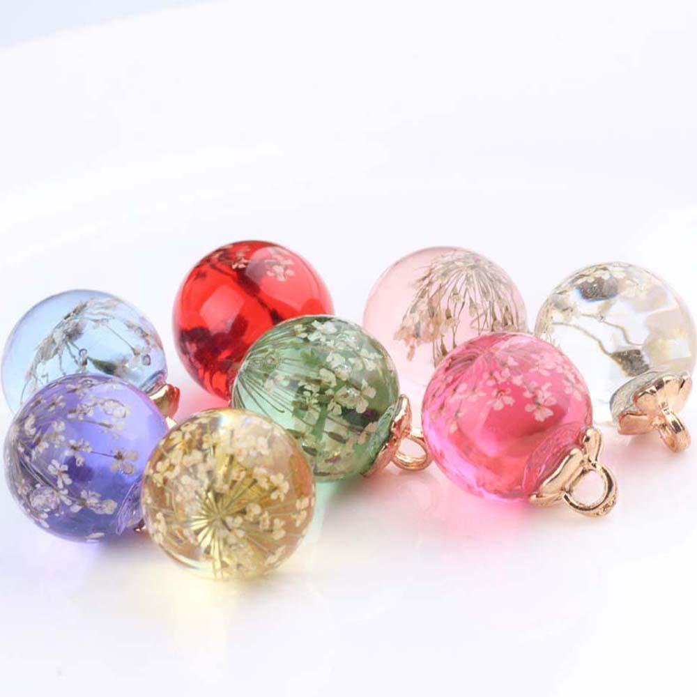 Mặt Dây Chuyền Quả Cầu Thủy Tinh Bất Tử Làm Phụ Kiện Túi Xách DIY Đơn Giản Cho Nữ