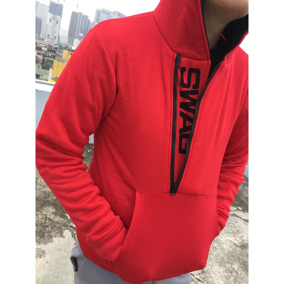 [Flash sales] Áo HOODIE Nam khóa kéo chất lừ