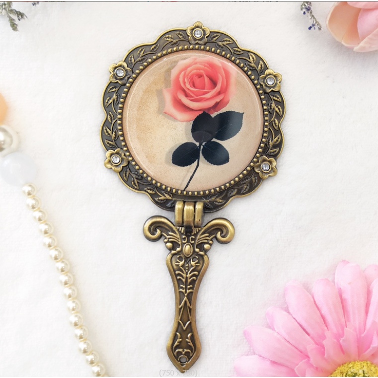 Gương/Kiếng Mini Cổ Điển Chụp Ảnh Sản Phẩm Nghệ Thuật