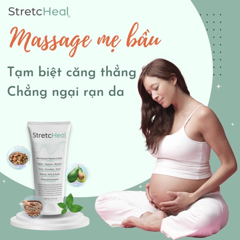 Kem Chống Rạn Da StretcHeal Chính Hãng Made in USA 180ml