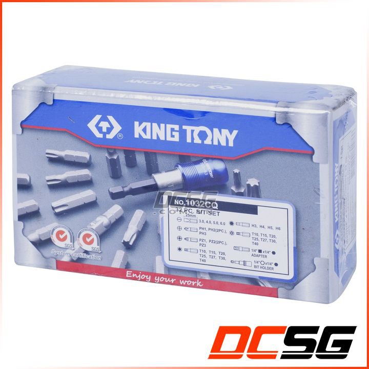 Bộ mũi vít Kingtony 1032CQ (32 chi tiết/bộ)