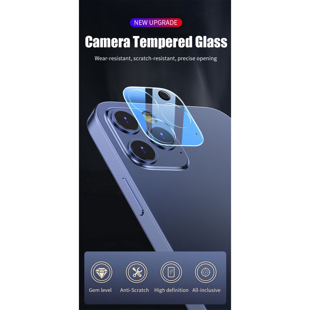 Kính cường lực gắn camera điện thoại iPhone 11 12 Pro Max iPhone 12 mini