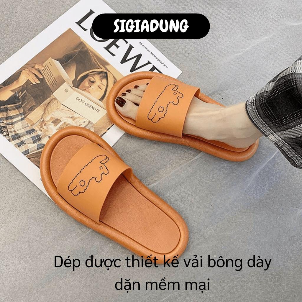 [SGD] Dép Quai Ngang Nữ - Dép Đi Trong Nhà, Đi Chơi Ulzzang Hình Gấu, Chống Trượt 9249