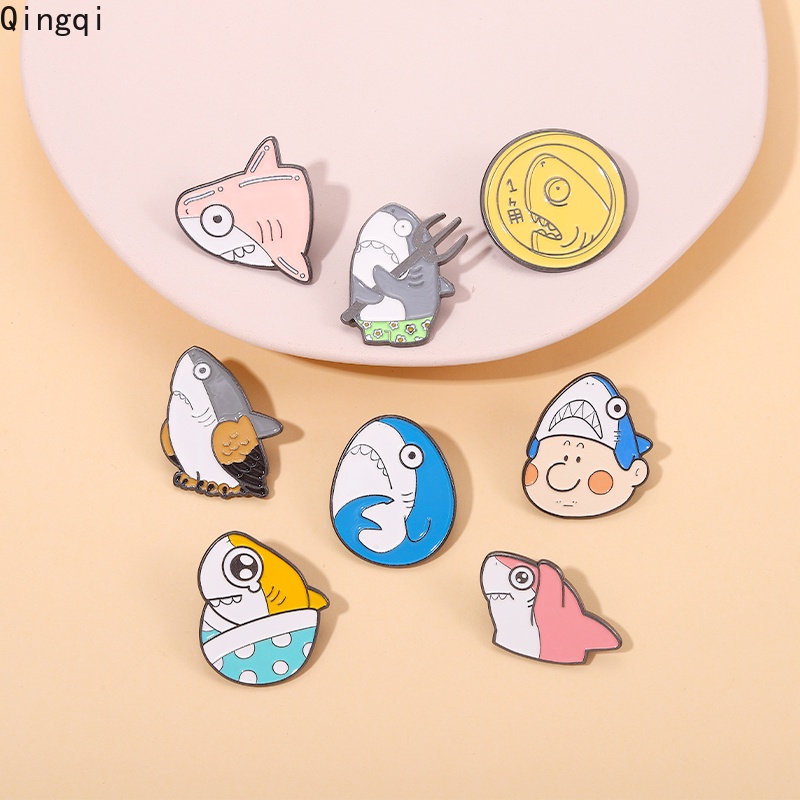 Ghim cài áo MISS ZOE tráng men hình động vật biển hoạt hình đáng yêu vui nhộn quà tặng cho trẻ em bạn bè
