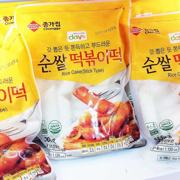 Bánh gạo Tokbokki Hàn Quốc nhập khẩu (500g)