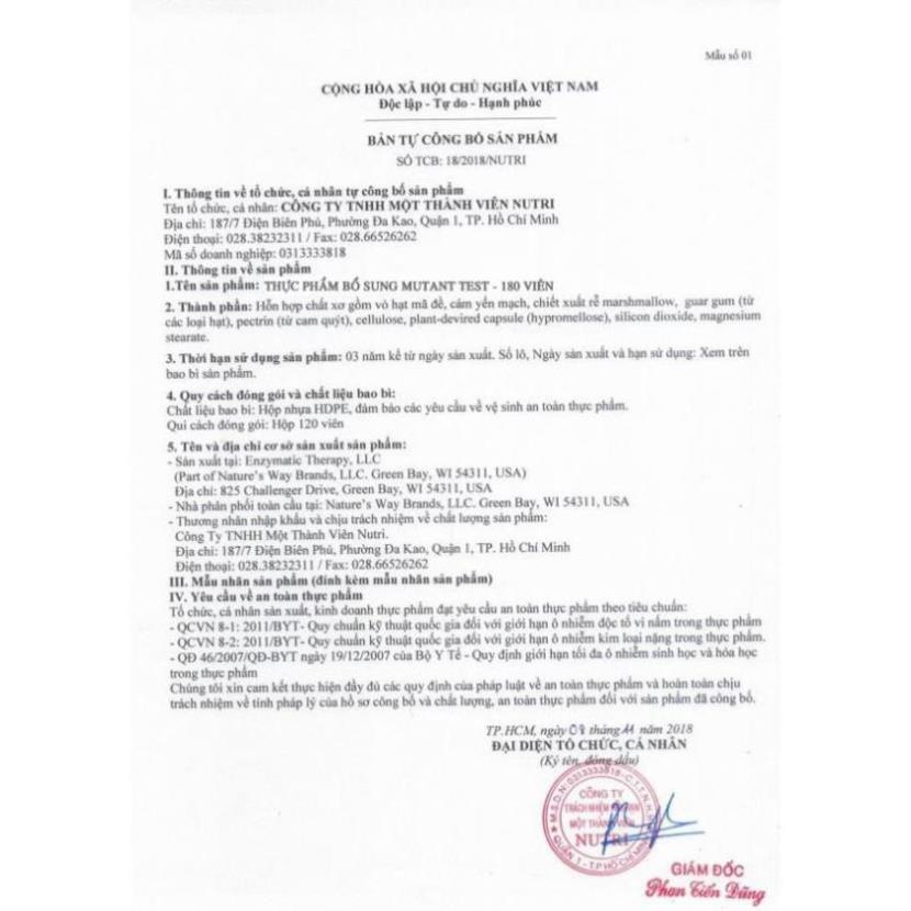 Viên Test Hỗ Trợ Tăng Sinh Lý Testosterone Tự Nhiên Tăng Cơ Nhanh Mutant Test 180 Viên Từ Canada.