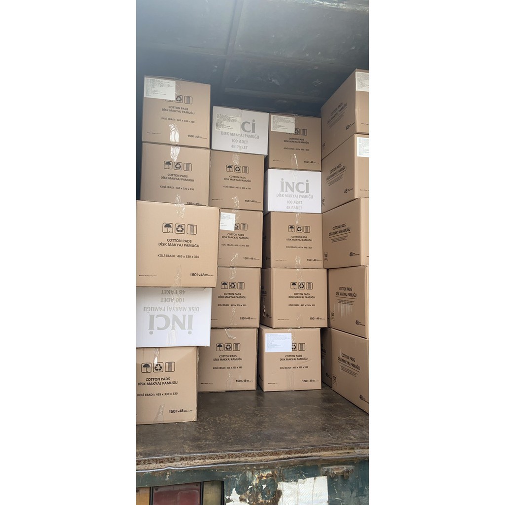 [Có sẵn] Bông tẩy trang Inci 70 miếng có khâu mép cố định (chính hãng Thổ Nhĩ Kỳ) | BigBuy360 - bigbuy360.vn