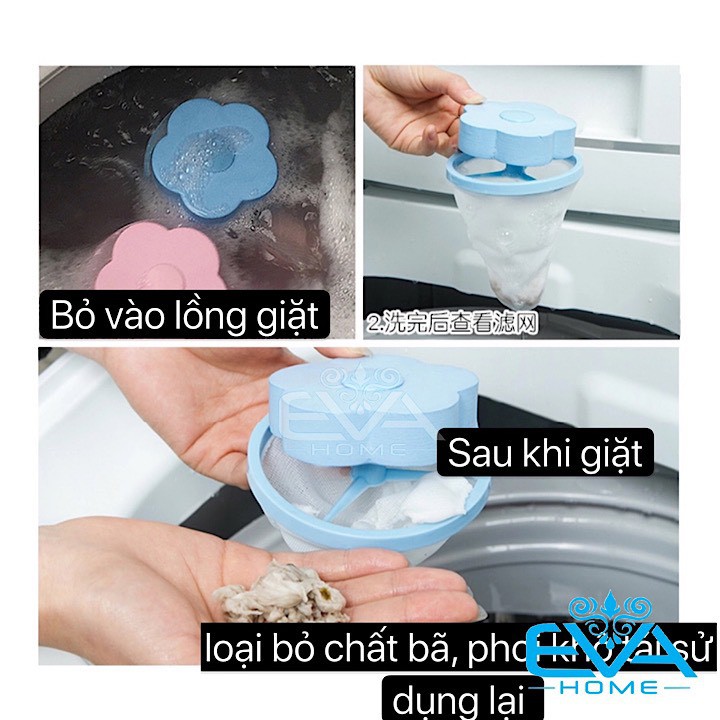 Combo 2 Phao Lọc Rác Bẩn Máy Giặt Chuyên Dụng