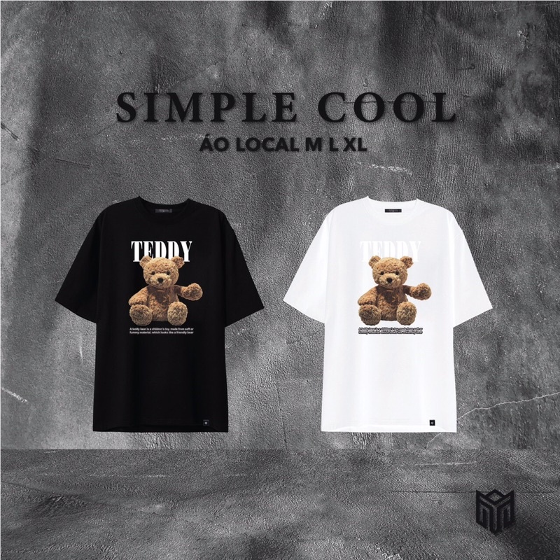 Áo Thun Simple Cool From local brand Size M L XL 40-90kg