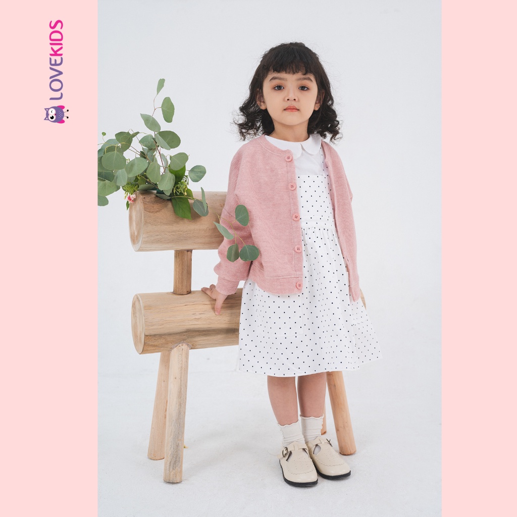 Áo khoác len giữ nhiệt bé gái - Lovekids