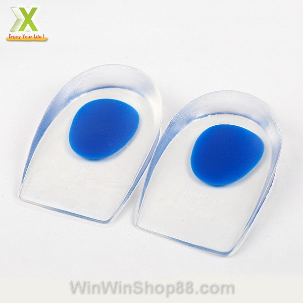 Lót giày tăng chiều cao silicon bảo vệ gót chân, Miếng lót tăng chiều cao, giảm đau gót chân - Winz.vn