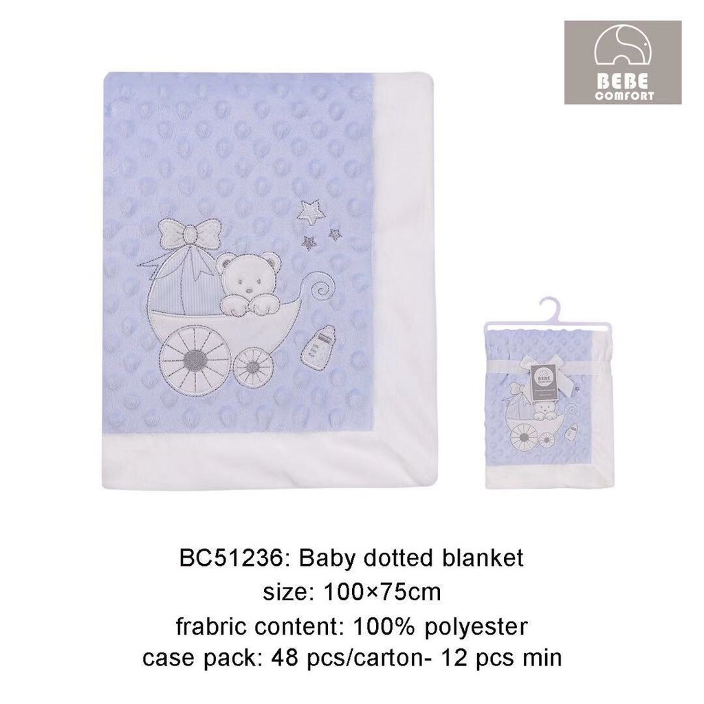 Chăn lông siêu mềm Bebe Comfort cho bé 75*100 cm