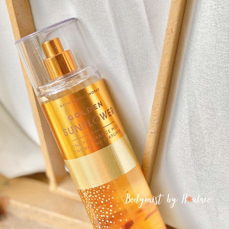 BODY MIST Xịt thơm toàn thân GOLDEN SUN FLOWER BBW