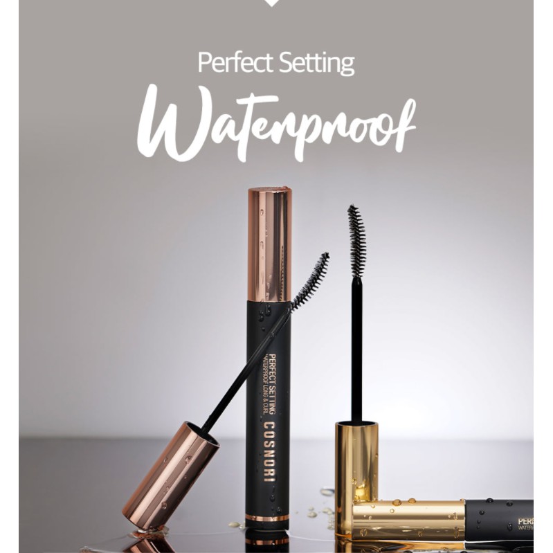 Chuốt mi chống nước siêu cong Cosnori Perfect Setting Mascara Waterproof 7ml | BigBuy360 - bigbuy360.vn