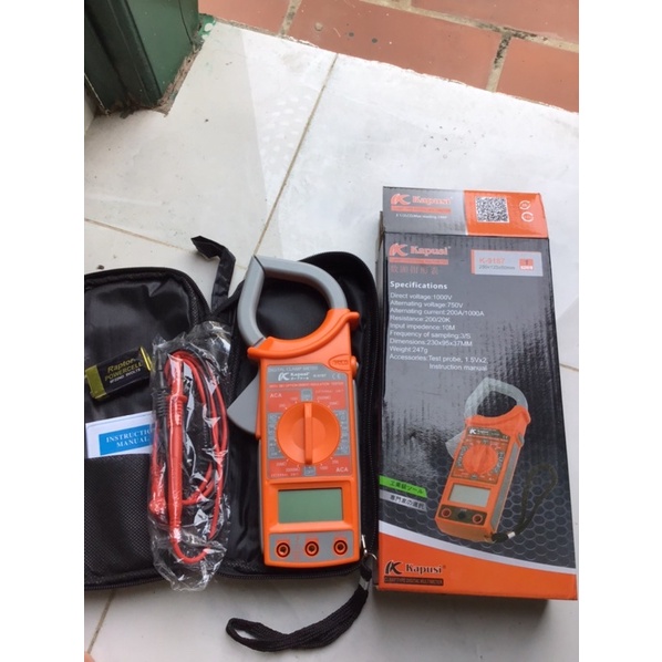 Đồng Hồ Kẹp Dòng Vạn Năng Kapusi Loại Lớn