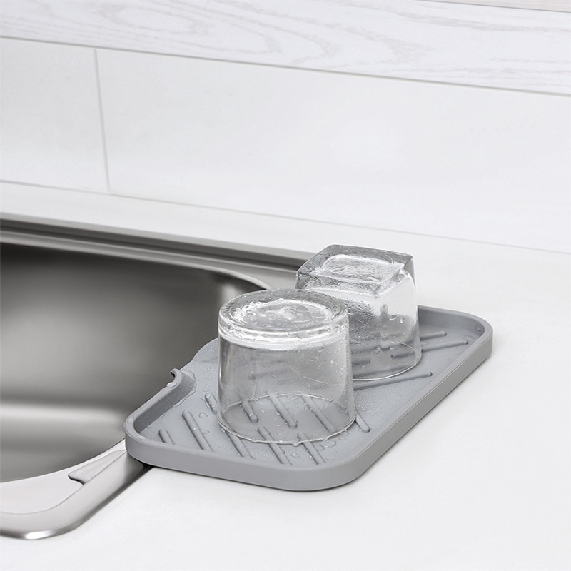 Giá Silicone Thoát Nước Chống Bẩn Đa Năng Cho Bồn Rửa Nhà Bếp / Phòng Tắm