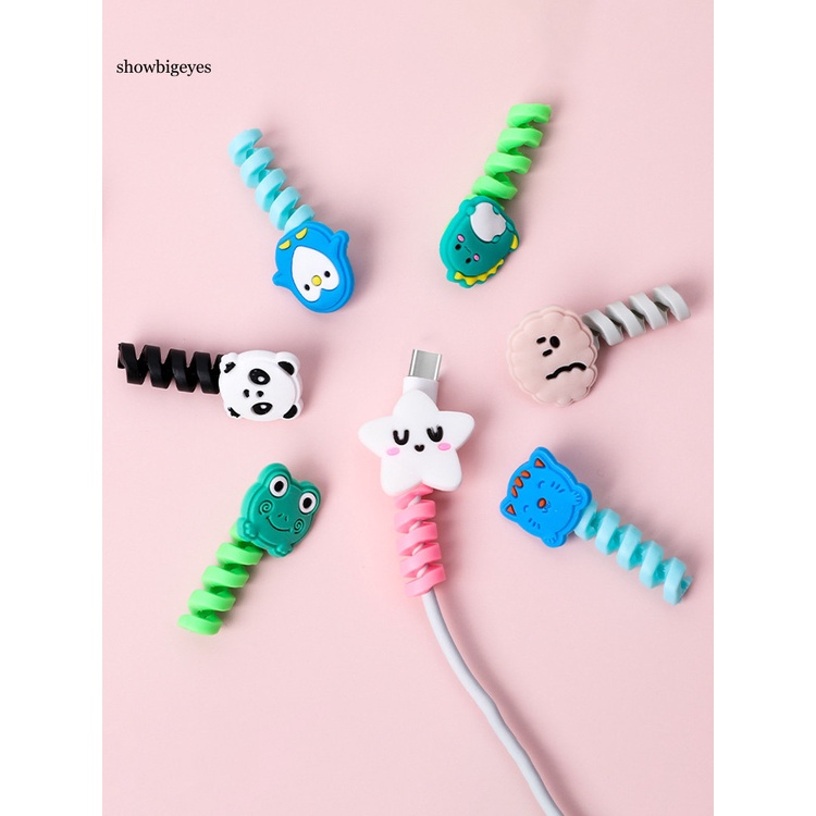 Phụ Kiện Bảo Vệ Dây Cáp Sạc Bằng Silicone Dễ Sử Dụng