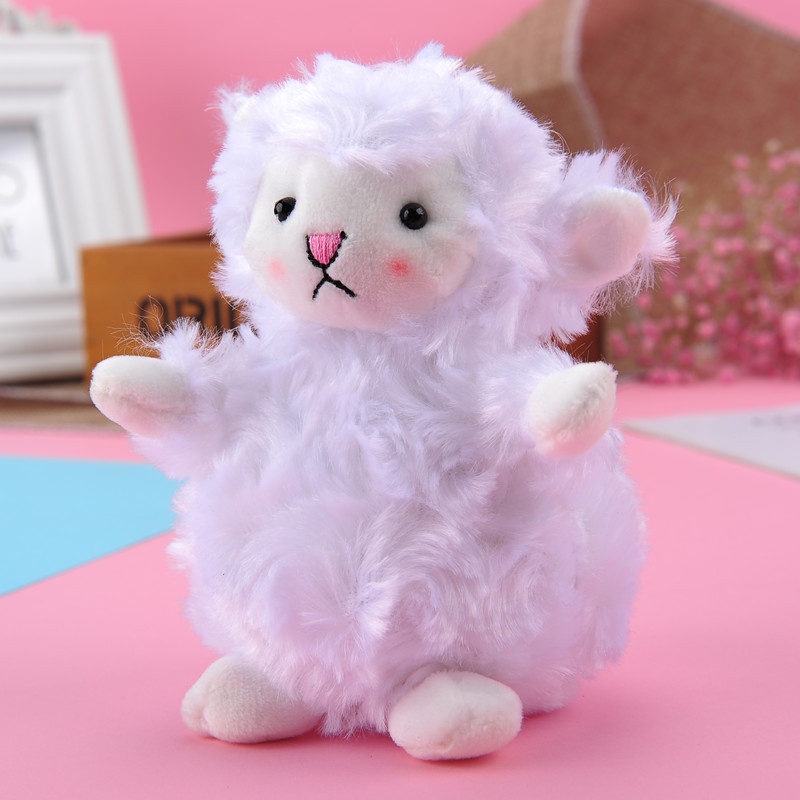 Móc khóa thú bông treo balo đáng yêu ngộ nghĩnh MÓC KHÓA CỪU CON DỄ THƯƠNG