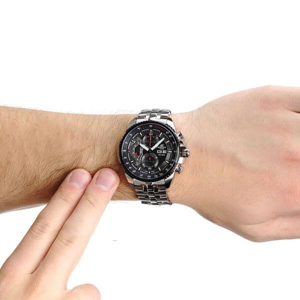 Đồng Hồ Nam Casio EF 558D - 1AV - Quartz - Dây Kim Loại