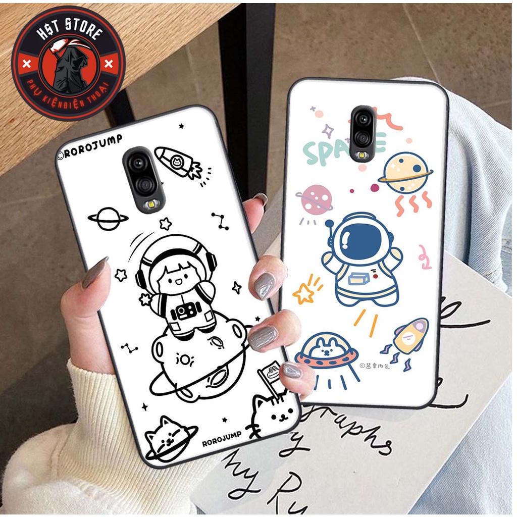 Ốp lưng Samsung J7 Pro / J7 Plus / J5 Pro / J3 Pro - in hình cô bé khủng long cùng khủng long chibi và chú cún cưng
