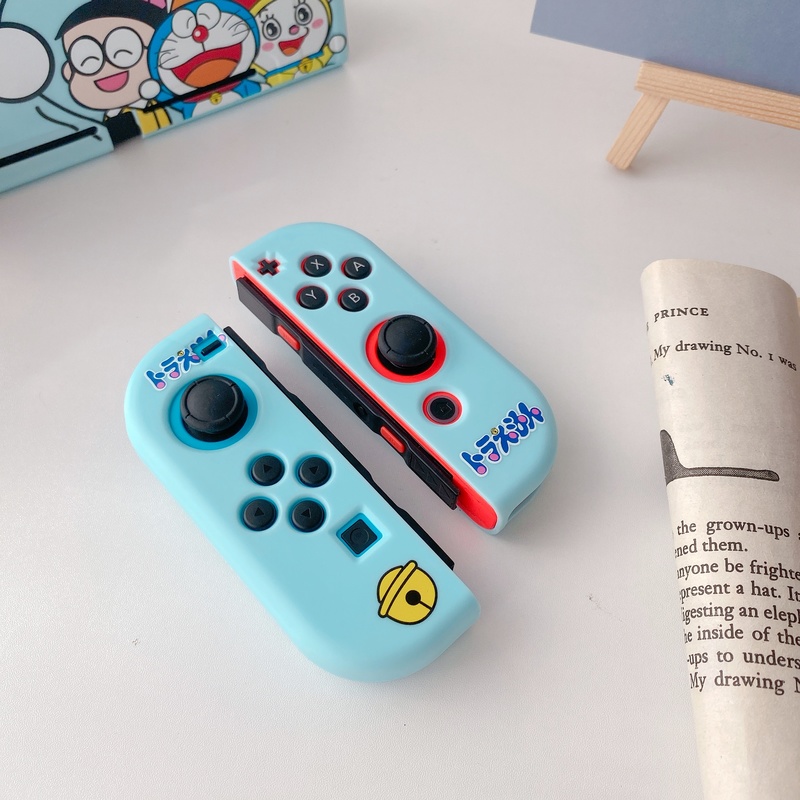 Vỏ Tpu Mềm Bảo Vệ Tay Cầm Máy Chơi Game Nintendo Switch Hình Pikachu Doraemon Dễ Thương