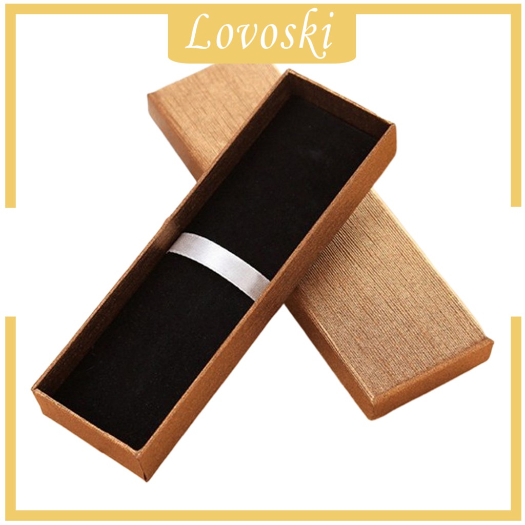 [LOVOSKI] Cardboard Box Jewelry Necklace Bracelet Gift Case Fountain Pen Storage Boxes