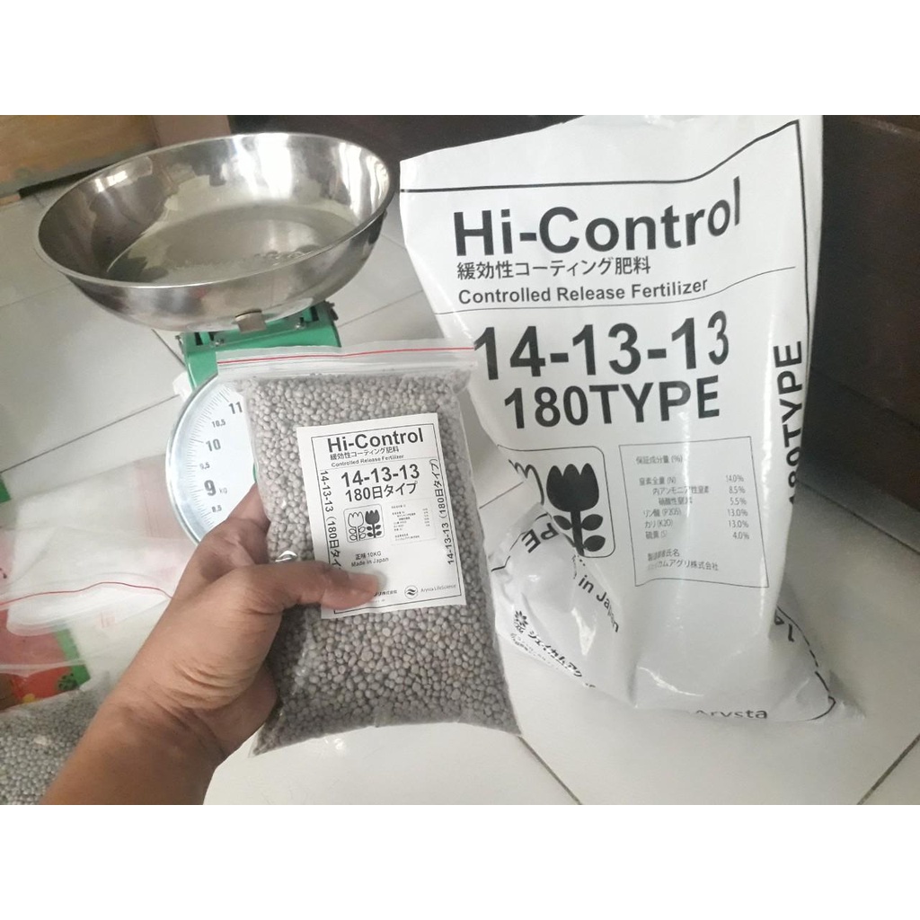 Phân tan chậm Nhật, phân chì Nhật tốt cho mọi cây trồng 14-13-13 1kg