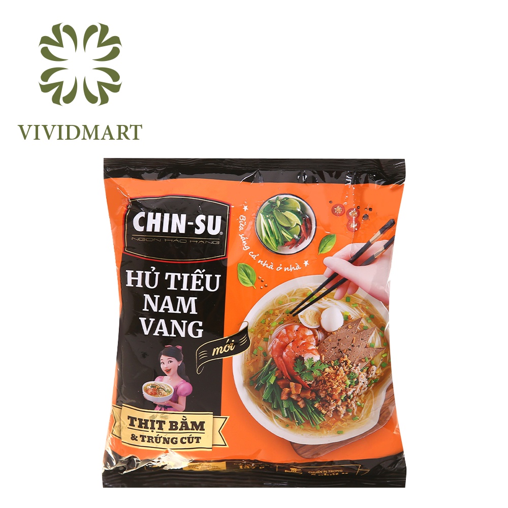 [Gói lẻ] GÓI CHINSU CÓ THỊT THẬT 5 VỊ: HỦ TIẾU NAM VANG, BÒ KHO, BÁNH ĐA CUA, PHỞ BÒ, MIẾN GÀ HẦM MĂNG - MASAN | BigBuy360 - bigbuy360.vn