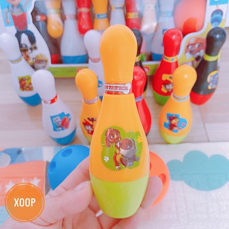 Bộ đồ chơi Bolling mini chủ đề chó cứu hộ cho bé