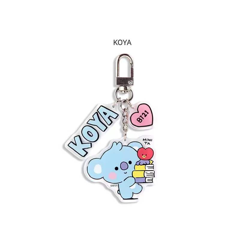 Mới Móc Khóa Mặt Hình Các Nhân Vật BT21 Dễ Thương