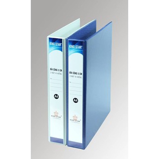 Bìa 2 còng 5cm xi kiếng A4 Kingstar (2 cái / bao)