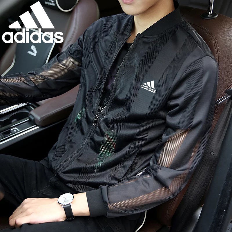 Áo Khoác Thể Thao Adidas Siêu Mỏng Chống Nắng Tia Uv Hợp Thời Trang