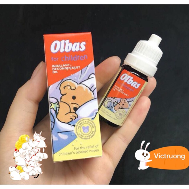 Tinh Dầu Olbas Giảm Ngạt Mũi Cho Bé UK