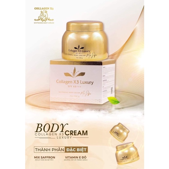 Kem body Collagen X3 Luxury
