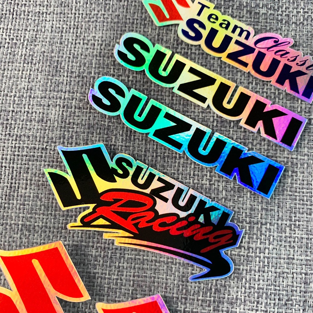 Miếng Dán Trang Trí Kính Chắn Gió Xe Mô Tô Suzuki