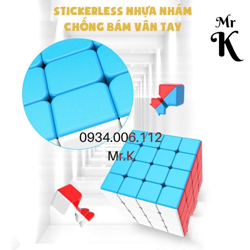 RUBIK 4x4 STICKERLESS MOYU MEILONG RUBIK 4 TẦNG