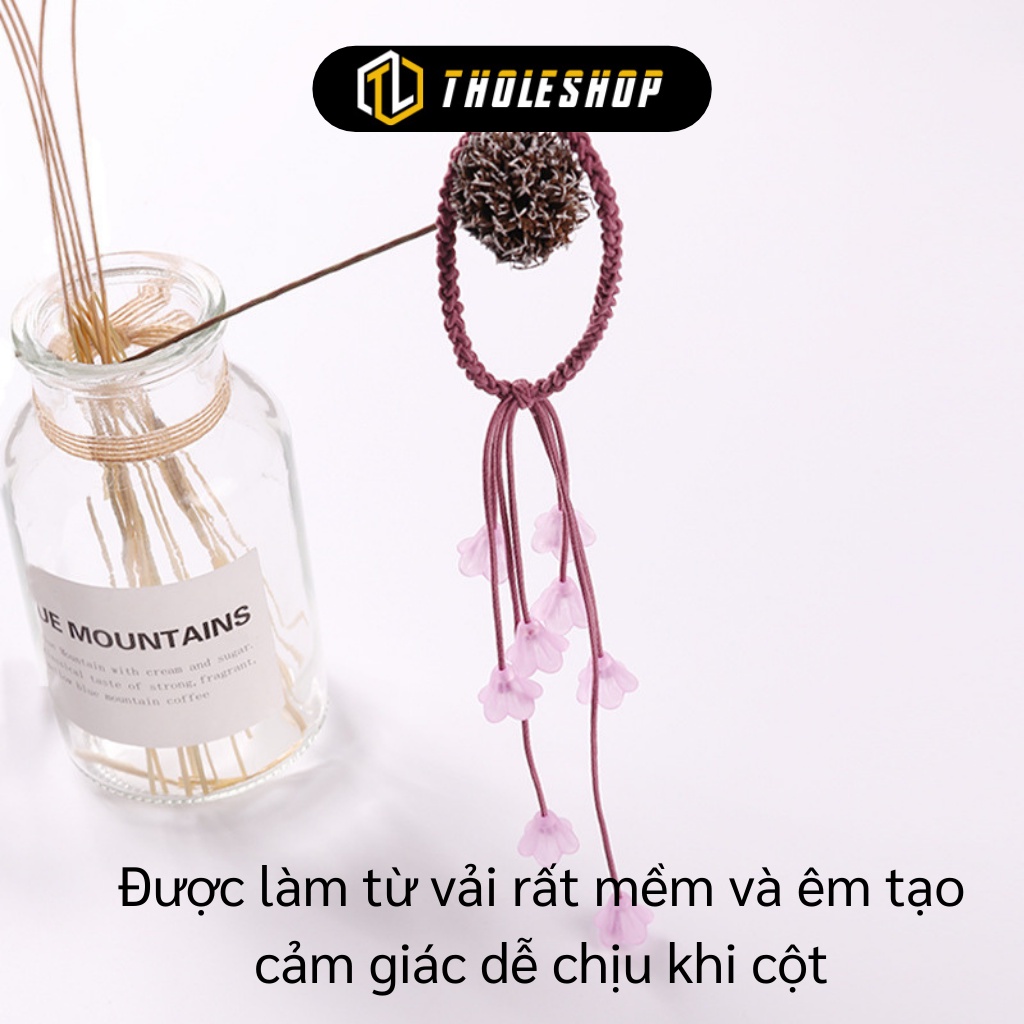 Dây Cột Tóc - Dây Chun Buộc Tóc Cổ Trang Kiểu Hoa Rơi Nhẹ Nhàng, Xinh Xắn Cho Nữ 9028