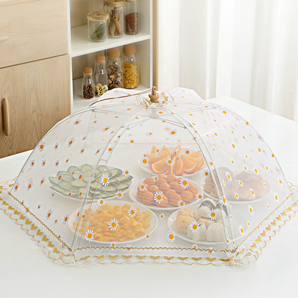 Lồng Bàn Đậy Thức Ăn Chống Ruồi Muỗi Có Thể Gấp Gọn Tiện Dụng Cho Gia Đình