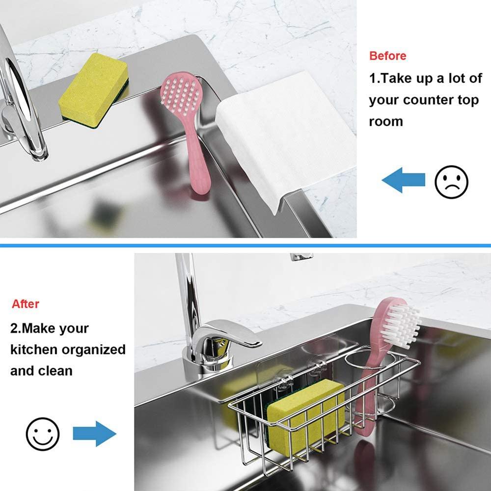 Giá Đỡ Mút Rửa Chén Chống Rỉ Sét 304 SUS