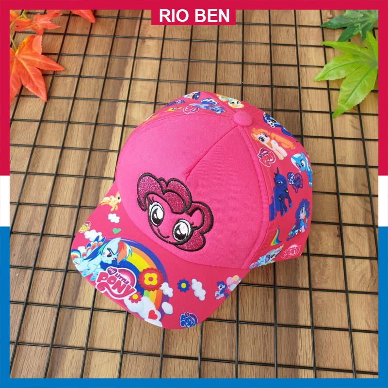 Nón cho bé nhỏ thêu hình dễ thương, bé từ 2-5 tuổi RBN049